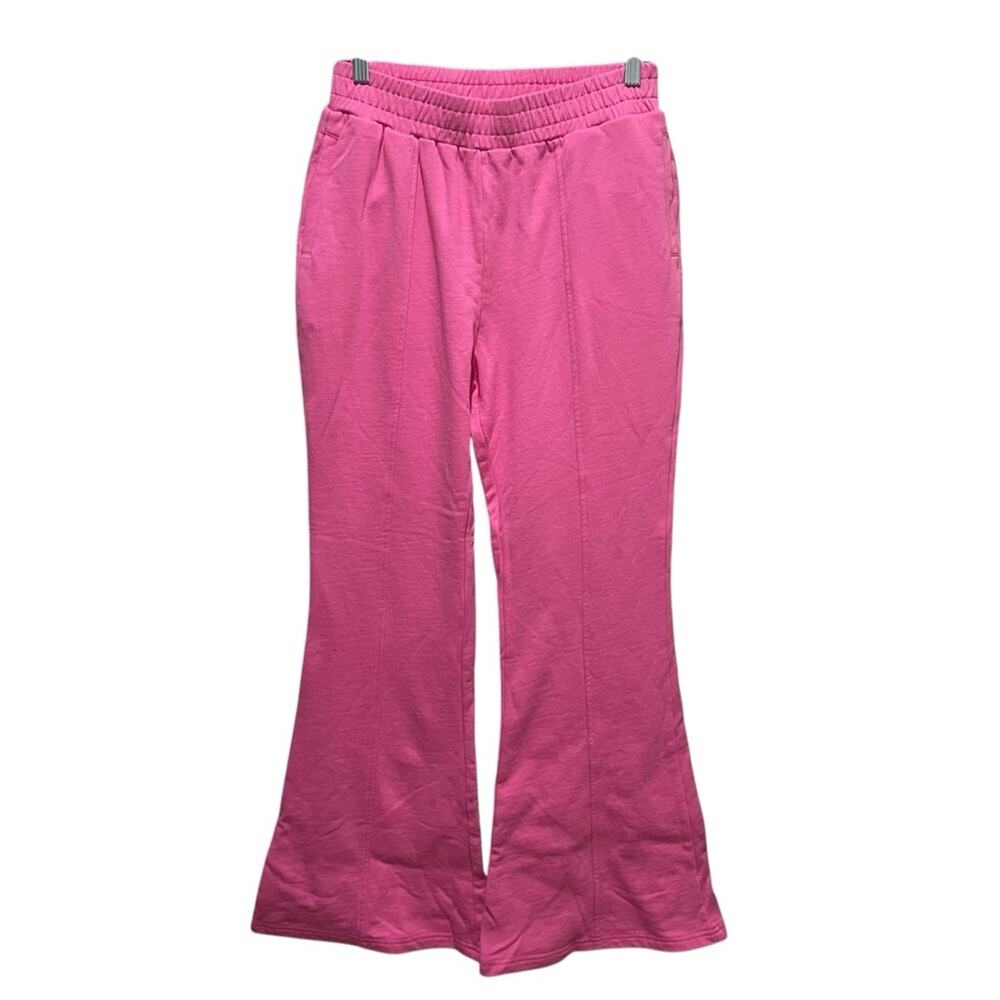 Abela Story + Co Wide Leg Sweatpants Pink Size Medium